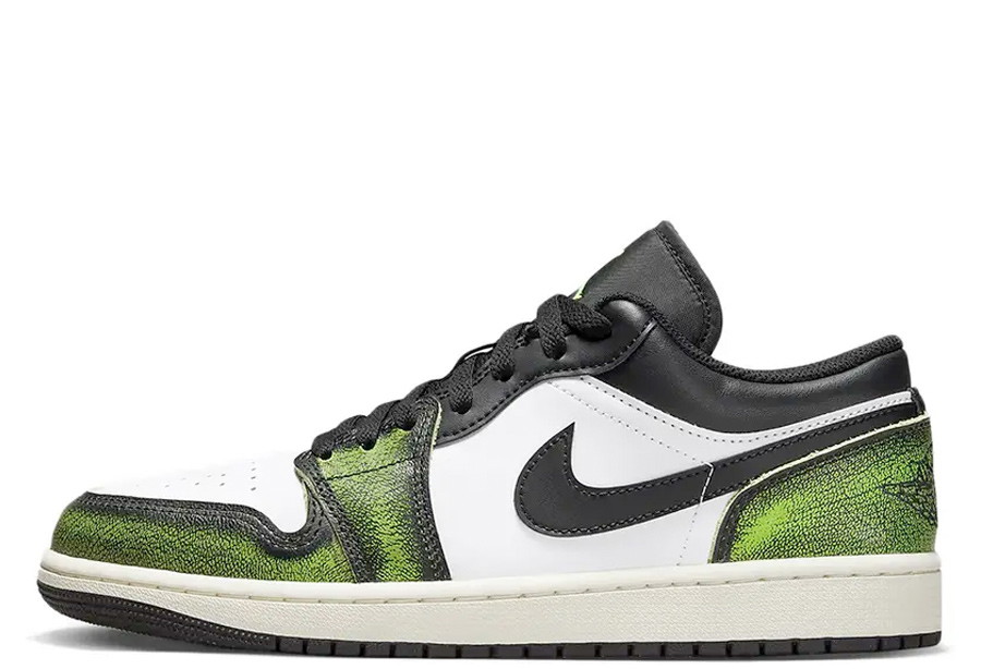 Sneakerek és cipők Jordan Air Jordan 1 Low Wear-Away "Electric Green" Zöld | DN3705-003, 1