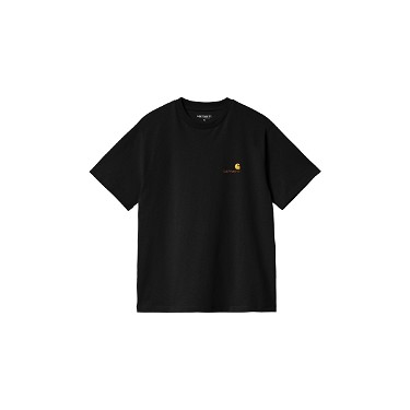 Póló Carhartt WIP American Script T-Shirt Fekete | I032218_89_XX, 7