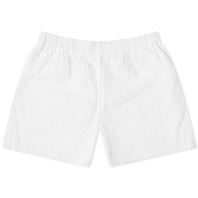 Rövidnadrág KENZO Broderie Anglaise Shorts Fehér | FE52SH0679K1-02