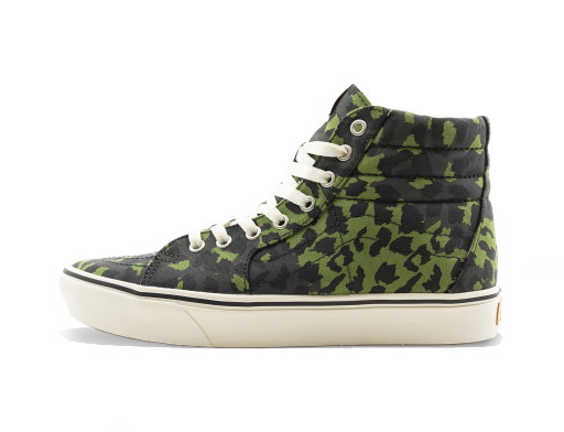 Sneakerek és cipők Vans Sk8-Hi Comfycush XLD Leopard Cactus Scarab Zöld | VN0A3WMB9L9