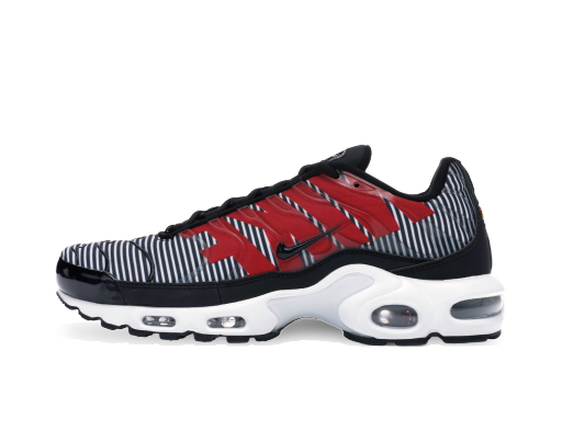 Sneakerek és cipők Nike Air Max Plus Striped Black White 
Piros | AT0040-001