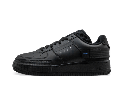 Sneakerek és cipők Nike Air Force 1 Type "Black Photo Blue" Fekete | AT7859-001