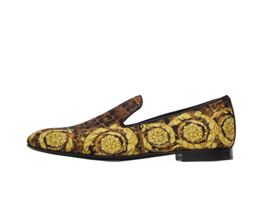Sneakerek és cipők Versace Baroccodile Loafers Sárga | 1003792_1A08938
