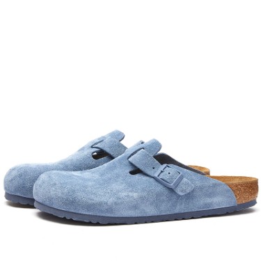 Sneakerek és cipők Birkenstock Boston Elemental Blue Suede Kék | 1026769, 0