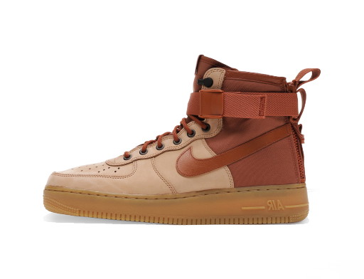 Sneakerek és cipők Nike SF Air Force 1 Mid Premium Praline Barna | AA1129-200