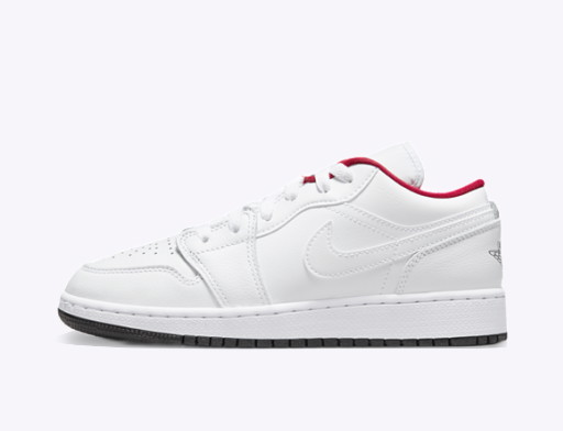 Sneakerek és cipők Jordan Air Jordan 1 Low "White Gym Red" GS Fehér | 553560-164