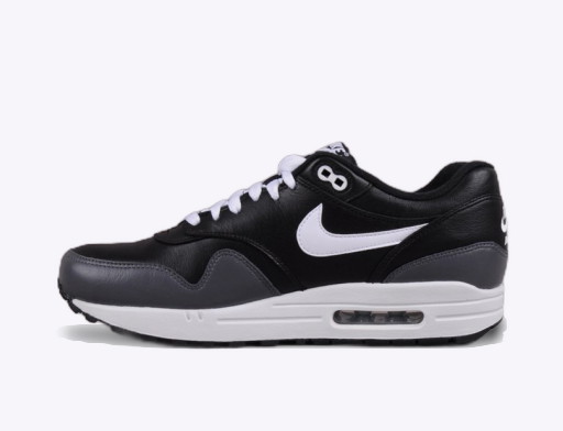 Sneakerek és cipők Nike Air Max 1 Leather Fekete | 654466-001