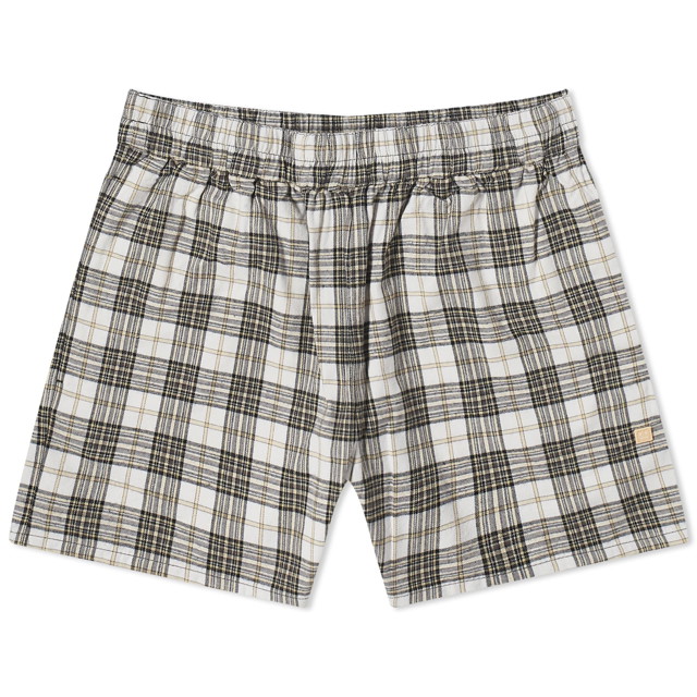 Rövidnadrág Acne Studios Face Roxx Check Shorts Fekete | CE0044-AYT