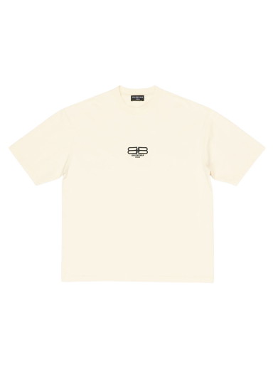 Póló Balenciaga BB Paris Icon Medium Fit T-shirt Fehér | 612966TMVG79069