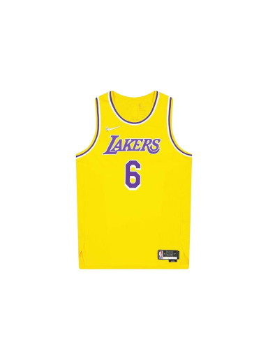 Sportmezek Nike NBA L.A. Lakers LeBron James Icon Edition Authentic Jersey Sárga | DB3317-730
