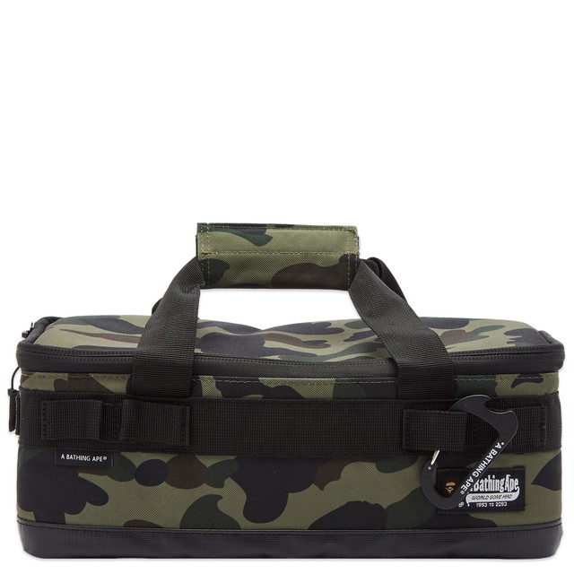 Kütyük BAPE A Bathing Ape Camo Multi Gear Small Container Zöld | 001BAJ201007F-GRN