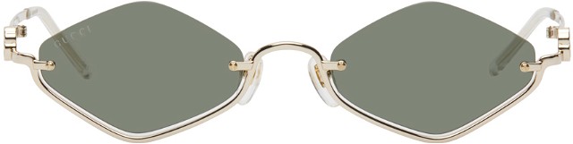 Napszemüveg Gucci Gold Geometric Sunglasses Fémes | GG1604S-001