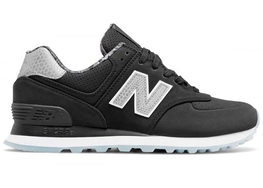 Sneakerek és cipők New Balance 574 Luxe Black Snakeskin W Fekete | WL574SYC