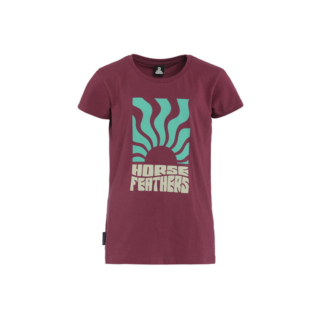 Póló Horsefeathers Viveca Youth T-Shirt Maroon Burgundia | SK160A