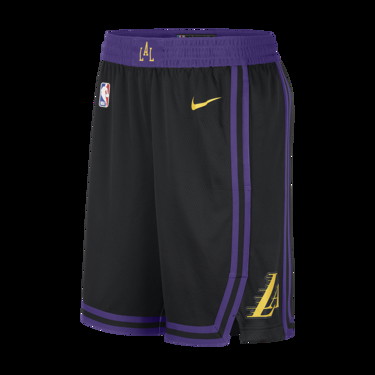 Rövidnadrág Nike Dri-FIT NBA Swingman Los Angeles Lakers City Edition Fekete | DX8706-010, 3