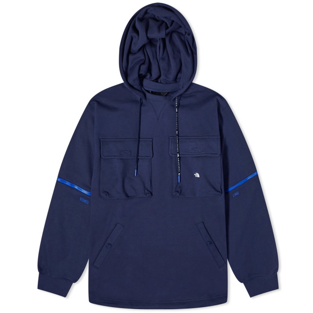 Dzsekik The North Face UE Hybrid Hooded Jacket in Summit Navy Sötétkék | NF0A884T8K21