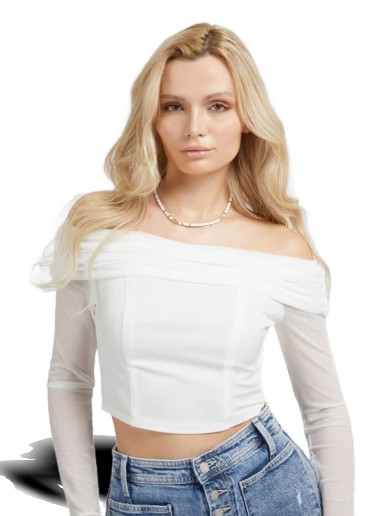 Off-Shoulder Bustier Top