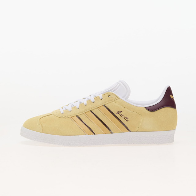 Sneakerek és cipők adidas Originals Gazelle W Almost Yellow/ Oatmeal/ Maroon Bézs | IE0443