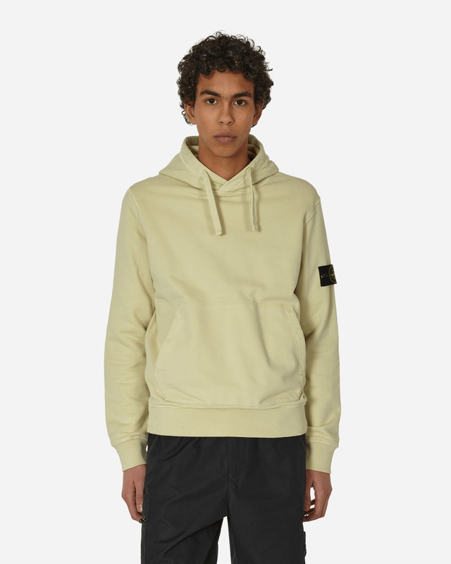 Ing Stone Island Garment Dyed Hooded Natural Beige Bézs | 801564151 V0091