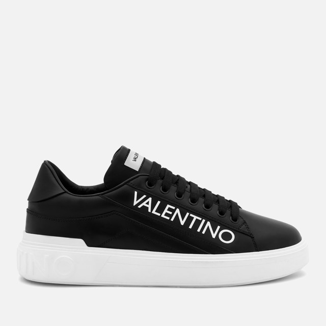 Sneakerek és cipők Valentino Rey Leather Low Top Trainers Fekete | 92R2103VIT-550