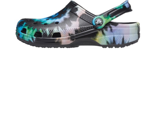 Sneakerek és cipők Crocs Classic Tie Dye Graphic Clog Fekete | 205453-0FN