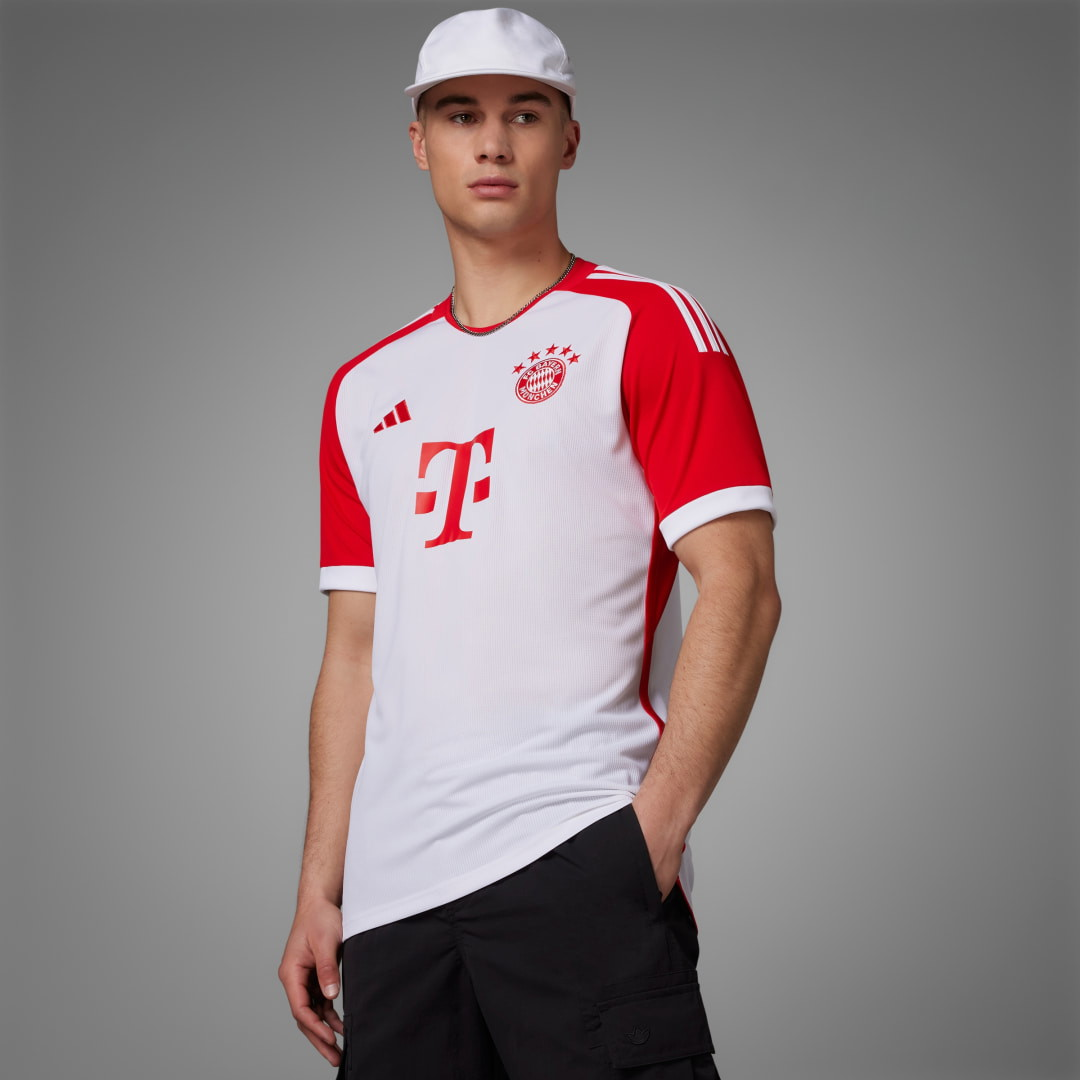 Sportmezek adidas Originals FC Bayern 23/24 Home Jersey Fehér | IJ7442, 1