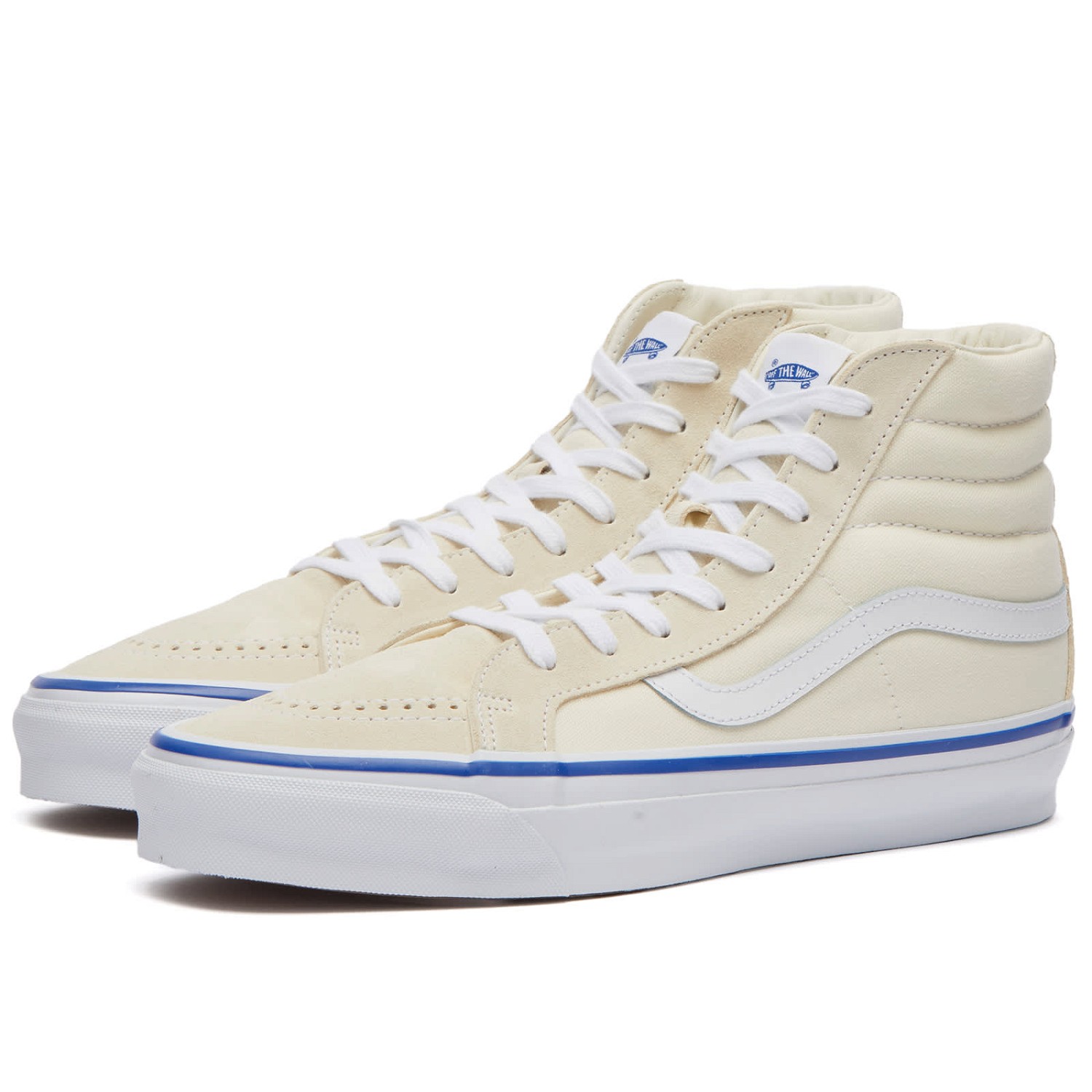 Sneakerek és cipők Vans Men's Sk8-Hi Reissue 38 Sneakers in Lx Off White, Size UK 10 | END. Clothing Bézs | VN000CR0OFW, 0