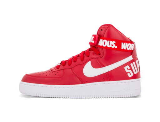 Sneakerek és cipők Nike Supreme x Air Force 1 High 
Piros | 698696-610