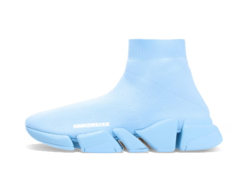 Sneakerek és cipők Balenciaga Speed Trainer Full Light Blue W Kék | 617196W2DB14317