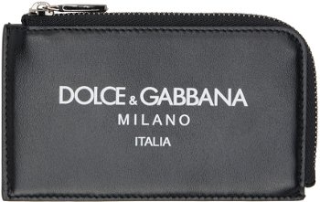 Dolce & Gabbana Black Logo Card Holder BP3274AN244