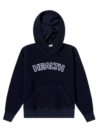 Sweatshirt Sporty & Rich Health Sherpa Hoodie Sötétkék | HO664NA