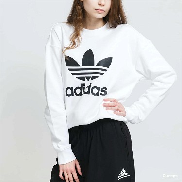 Sweatshirt adidas Originals Trefoil Crew Fehér | gn2961, 4
