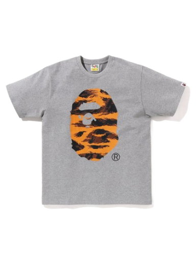 Póló BAPE Tiger Camo Ape Head Tee Szürke | 1I70-110-008