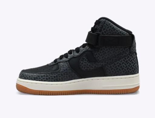 Sneakerek és cipők Nike Air Force 1 Hi Premium ''Croc Black Gum'' W Fekete | 654440-009