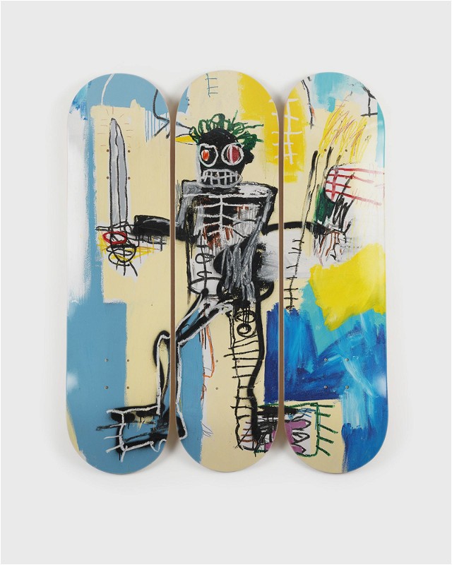Skate The Skateroom Jean-Michel Basquiat Warrior 1982 Deck Többszínű | 5407006112600