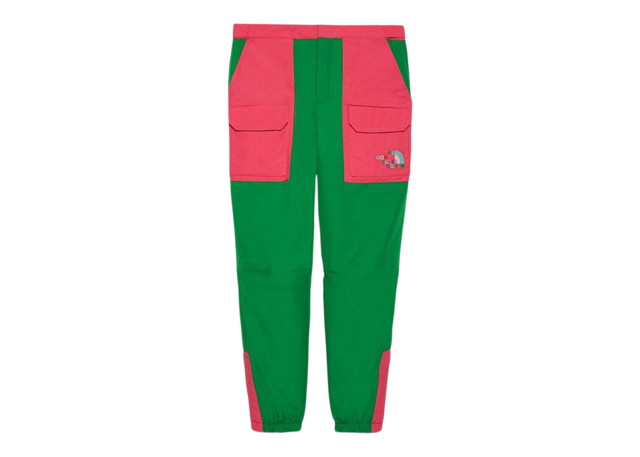 Nadrág Gucci The North Face x Trousers Green Pink Zöld | 671468-ZAH9G-3570