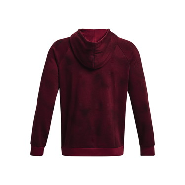 Sweatshirt Under Armour Rival Fleece Printed Hoodie Burgundia | 1379759-600, 3