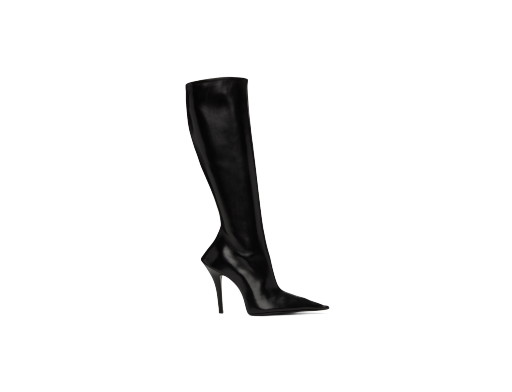 Sneakerek és cipők Balenciaga Leather Witch 110 Boots "Black" Fekete | 747611 WBCW0