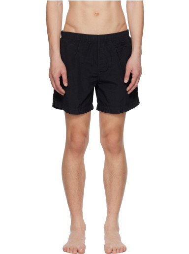 Fürdőruha C.P. Company Garment-Dyed Swim Shorts Fekete | 14CMBW006A-005991G