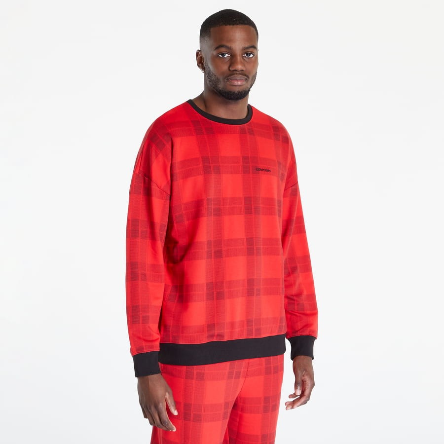 Sweatshirt CALVIN KLEIN Mc Holiday Lounge Sweatshirt 
Piros | NM2379E 5VN, 0
