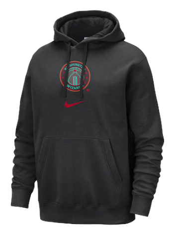 Nike Pánská mikina NBA Washington Wizards Club Fleece City Edition s kapucí - Černá FB4845-010
