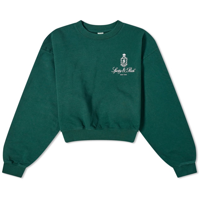 Vendome Cropped Crew Sweat