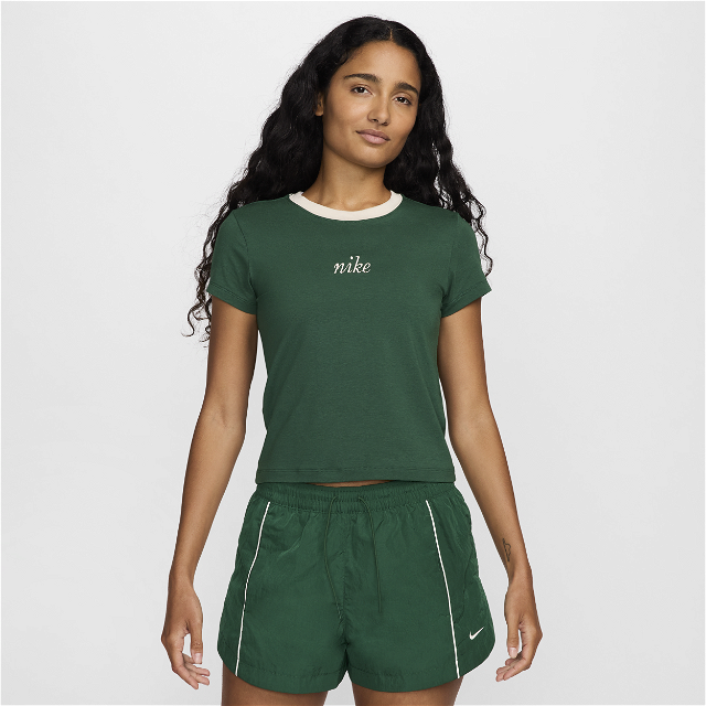Póló Nike Sportswear Chill Knit Zöld | HF8819-341