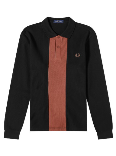 Pólóingek Fred Perry Panelled Polo Tee Fekete | M6637-102