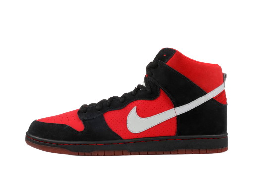 Sneakerek és cipők Nike SB SB Dunk High Sport Red Metallic Platinum 
Piros | 305050-601