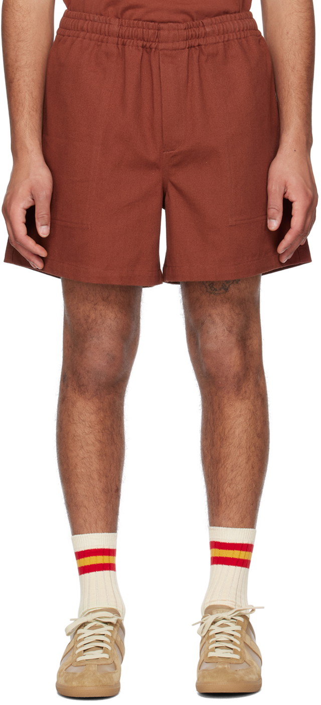 Rövidnadrág Bode Rugby Shorts Barna | MRS23BT009