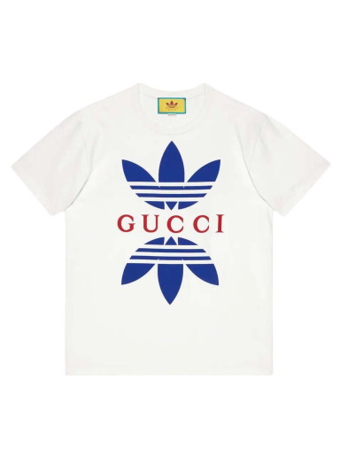 Póló Gucci adidas x Cotton Jersey T-Shirt Fehér | 548334 XJEMJ 9280