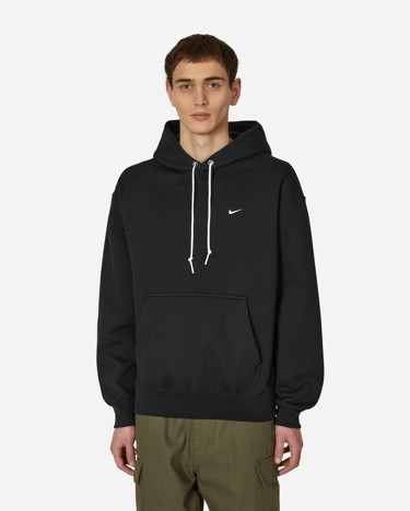Sweatshirt Nike Solo Swoosh Hooded Sweatshirt Fekete | DX1355-010, 3