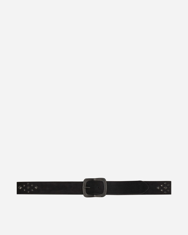 Övek Needles Square Studs Belt Black Fekete | OT037 B