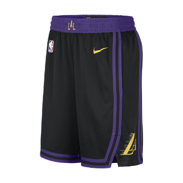 Rövidnadrág Nike Dri-FIT NBA Swingman Los Angeles Lakers City Edition Fekete | DX8706-010, 0